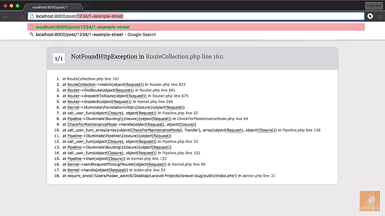 ۸۶ ساخت Slug در لاراول قسمت او...