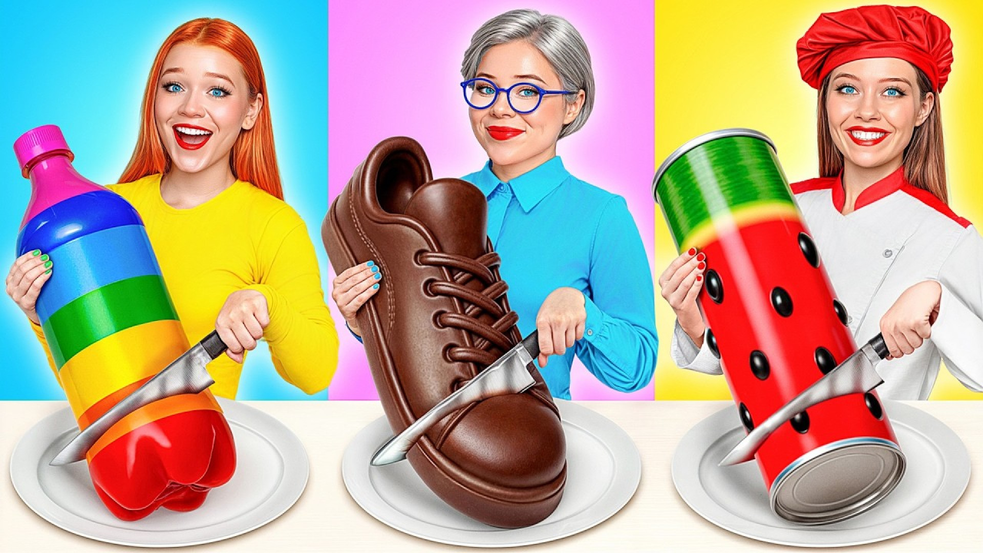 چالش جالب آشپزی من در مقابل ما...