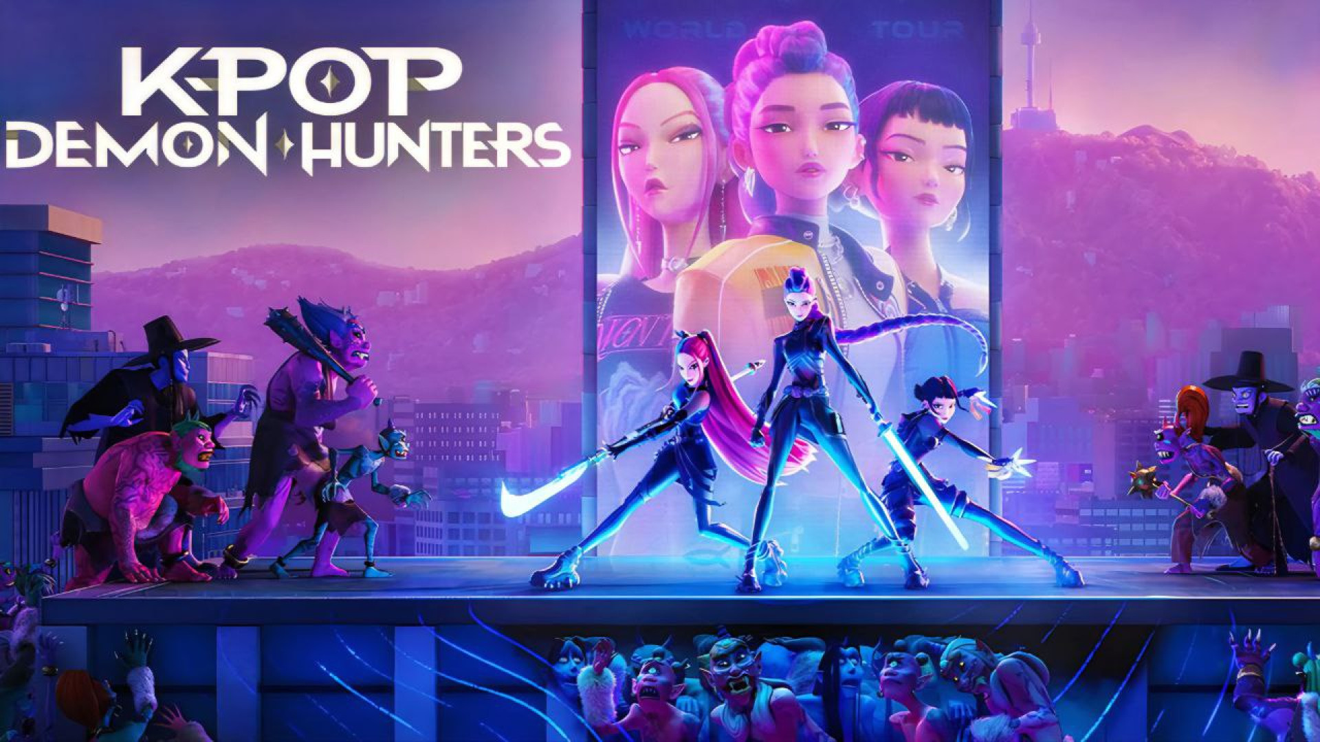 انیمیشن شکارچیان شیاطین کیپاپ زیرنویس فارسی Kpop Demon ...