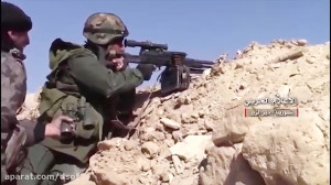 نبرد تک تیراندازان ارتش سوریه...