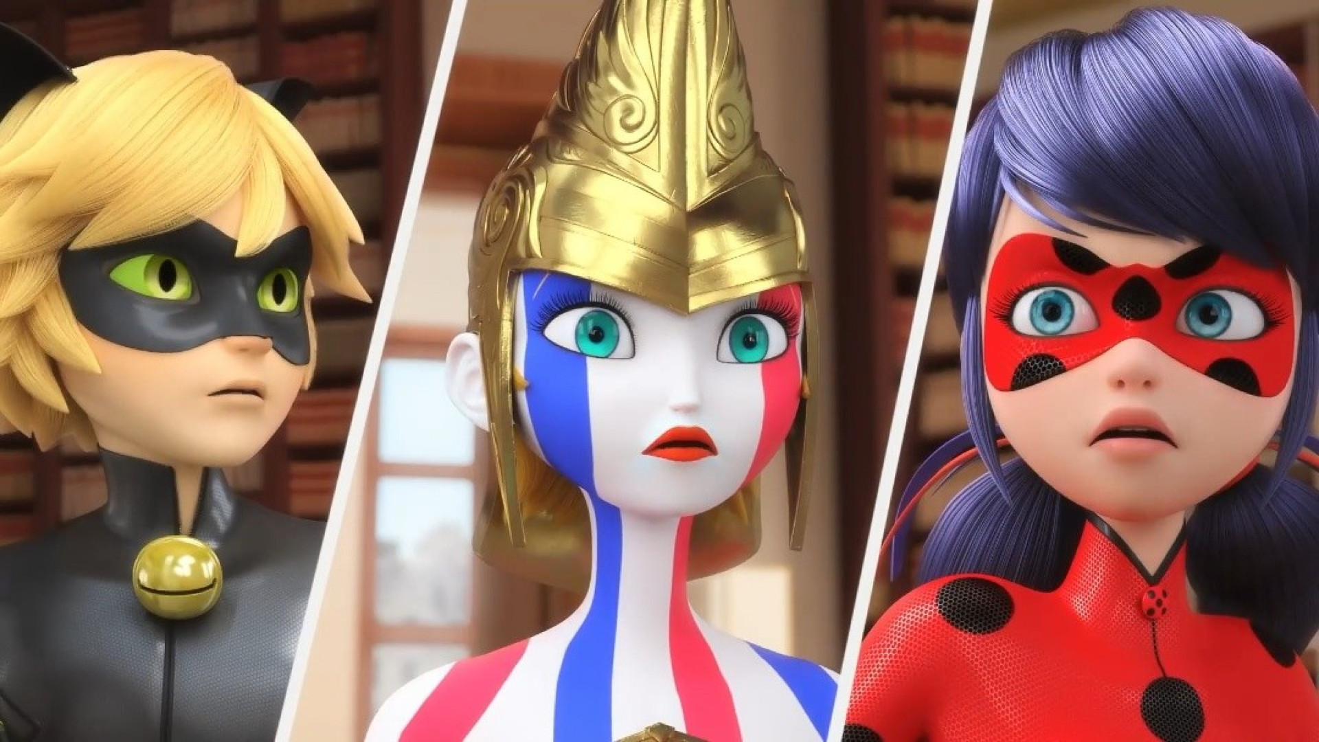 دختر کفشدوزکی و گربه سیاه دوبل...