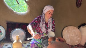 شربت الوچه بهشتی و کره خانگی ط...