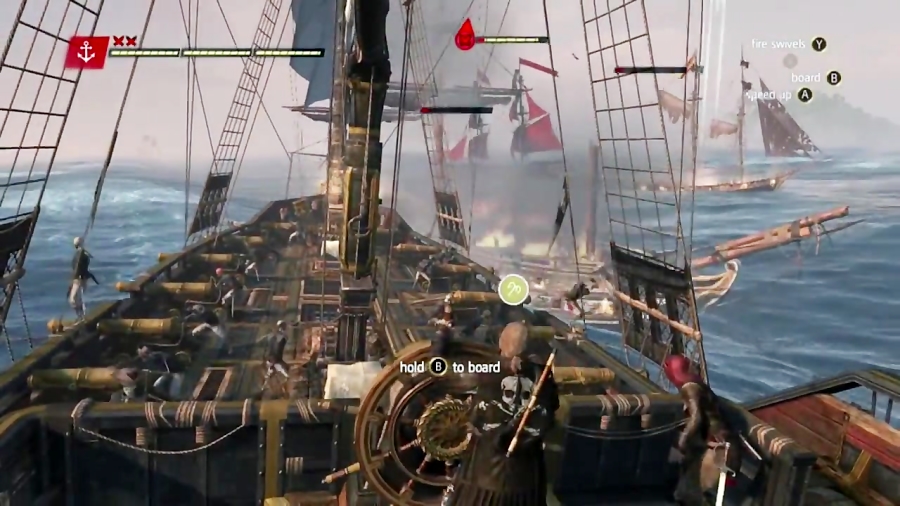 Assassin's Creed IV Black Flag Deceased Crew vs Shiver Me Timbers Skeleton