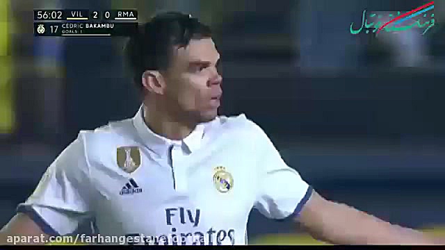 خلاصه بازی ویارئال 2 3 رئال ما...