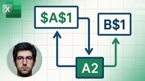 آدرس دهی نسبی و مطلق در اکسل
