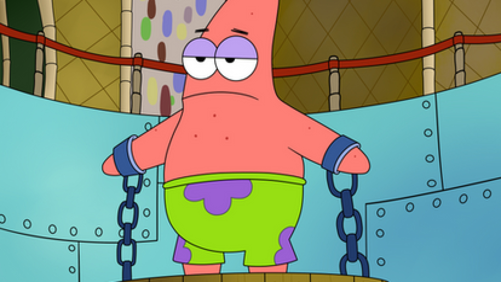 کارتون باب اسفنجی شلوار مکعبی؛...