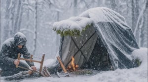 چالش بقا در طوفان برفی و کولاک...