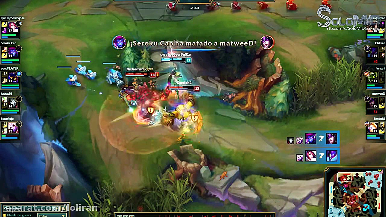 LoL Moments #66 - Hide on bush [Teemo] (League of Legends)