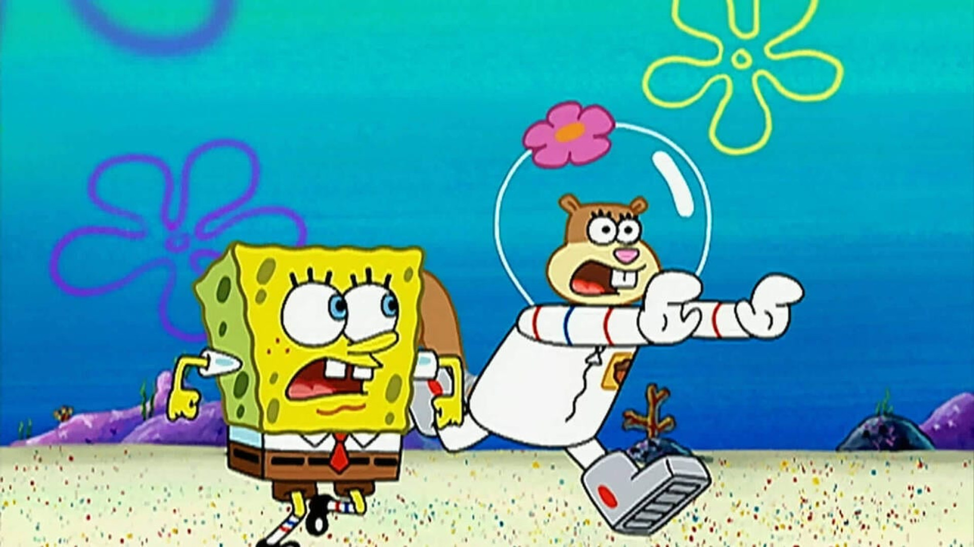 کارتون باب اسفنجی شلوار مکعبی؛...