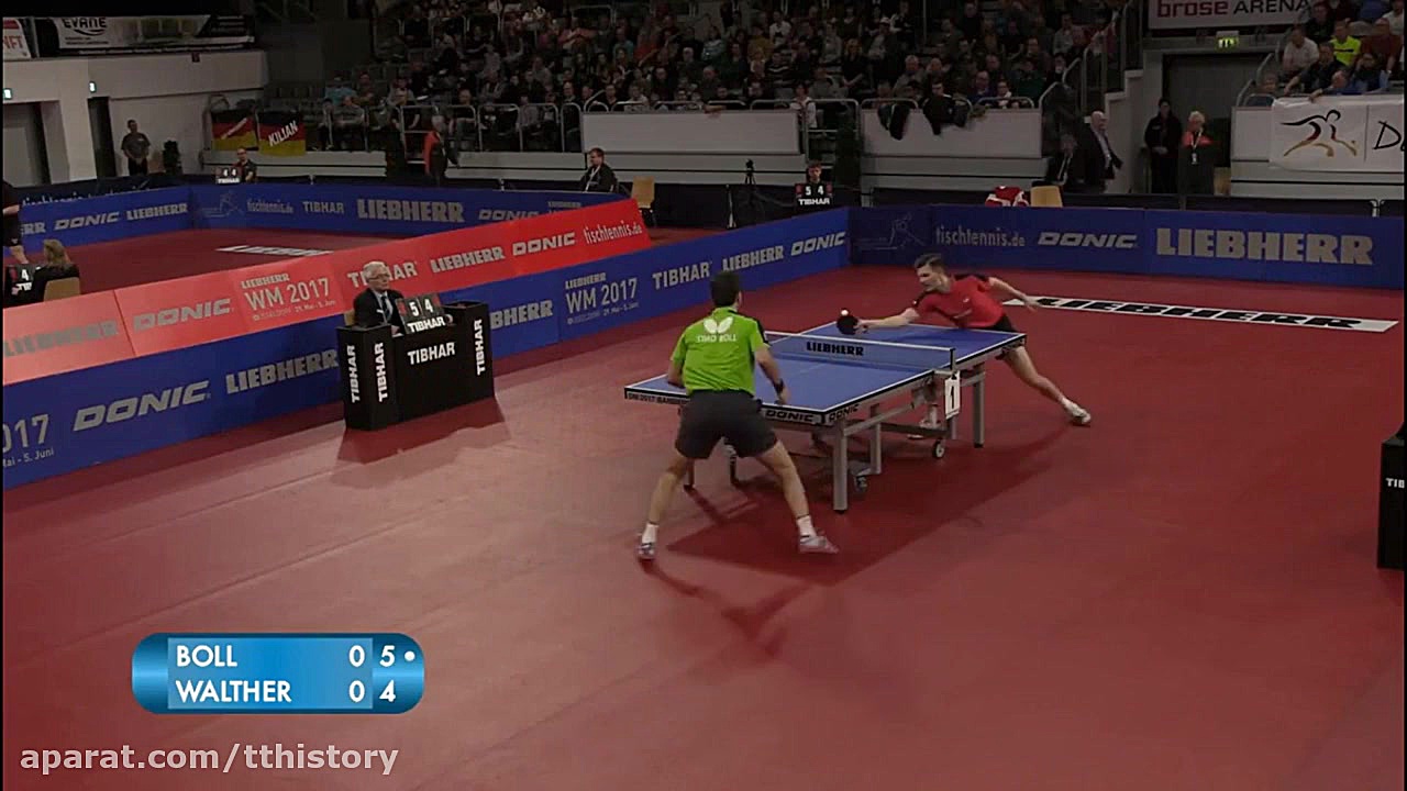 فیلم مسابقه تنیس روی میز نیمه...