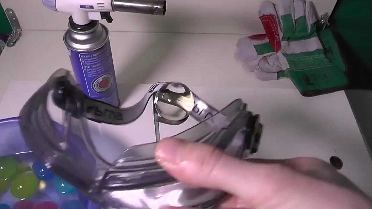 اثر مشعل روی خاک ژله ای