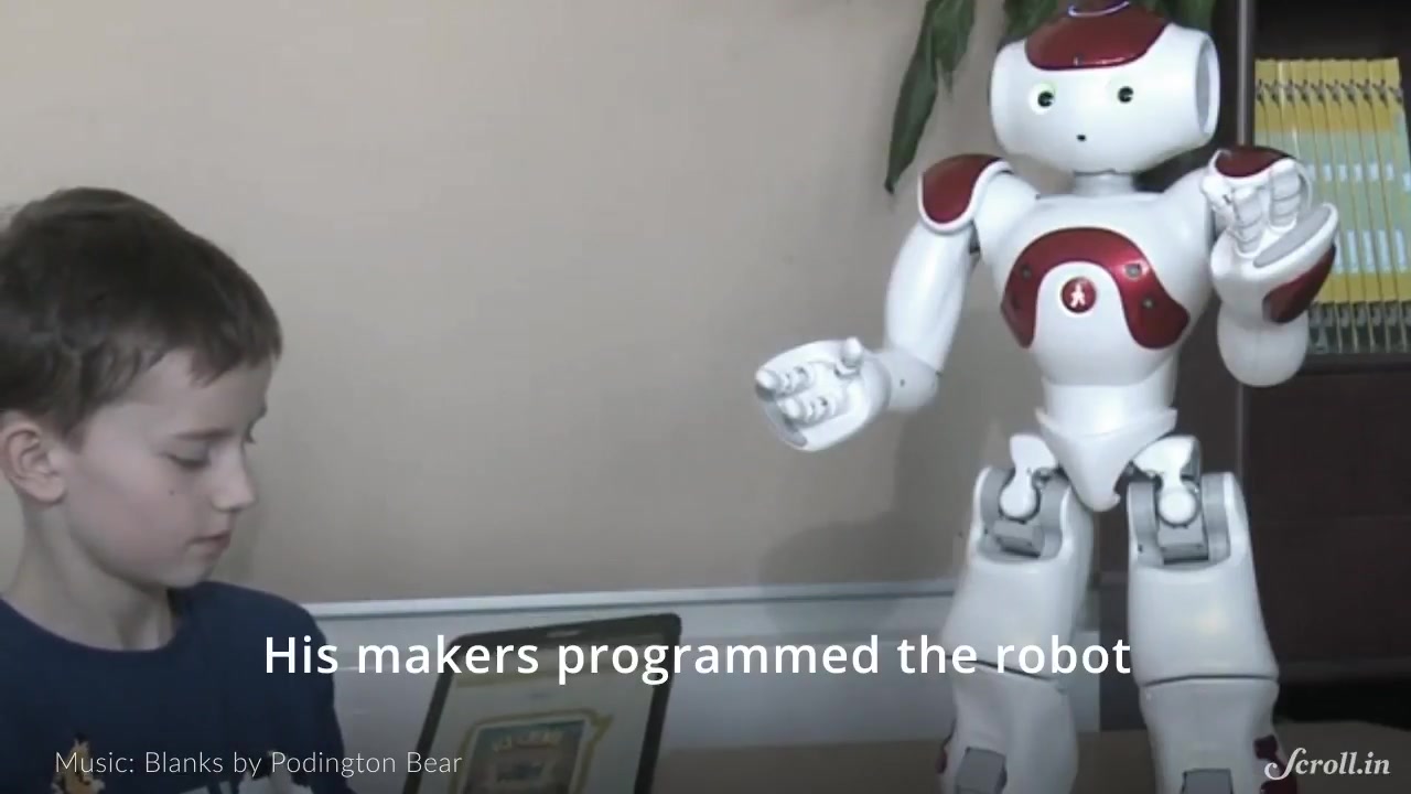 A robot in the classroom