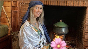 پخت خورشت گوشت در شومینه و سیل...