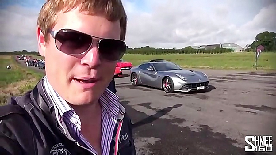 درگ لامبورگینی اونتادور و فرار...