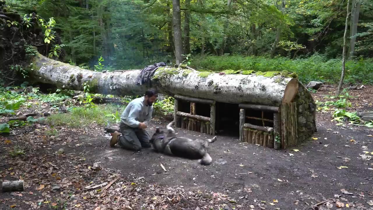 کمپینگ ۳ روزه و ساخت کلبه چوبی...