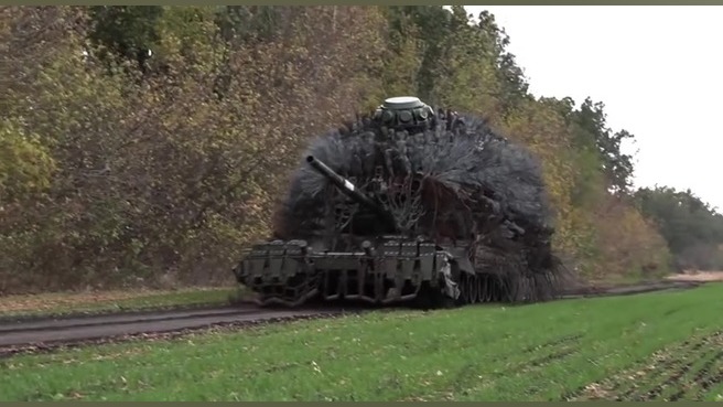 فشن شدن تانک‌های روس در اوکرای...