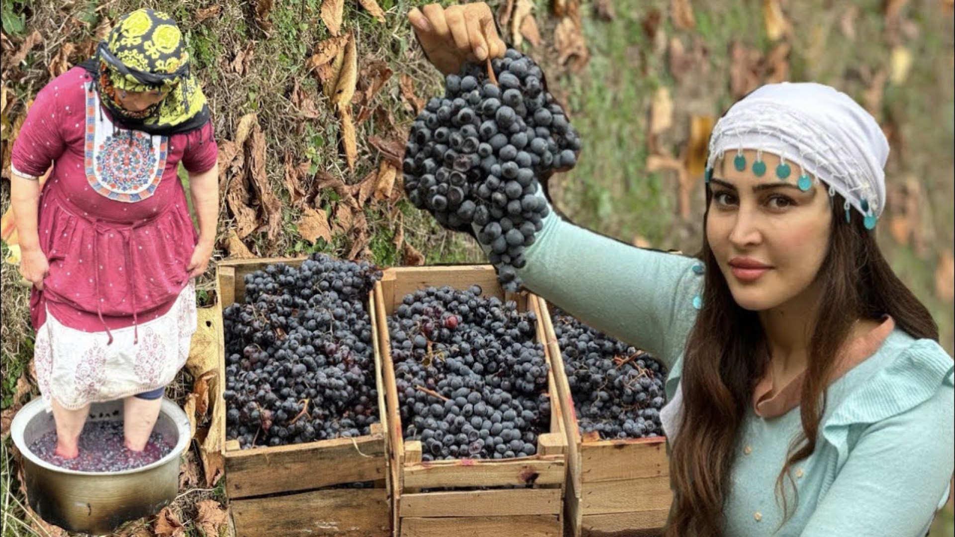 پختن شبره انگور و خشیل در یکرو...