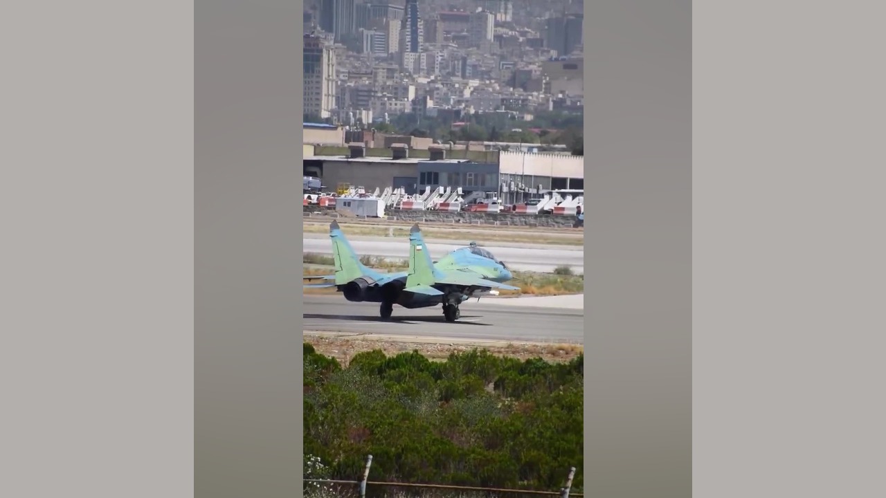 غرش دوباره میگ ۲۹ در فرودگاه م...