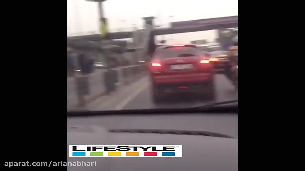 رانندگی وحشتناک در اتوبان