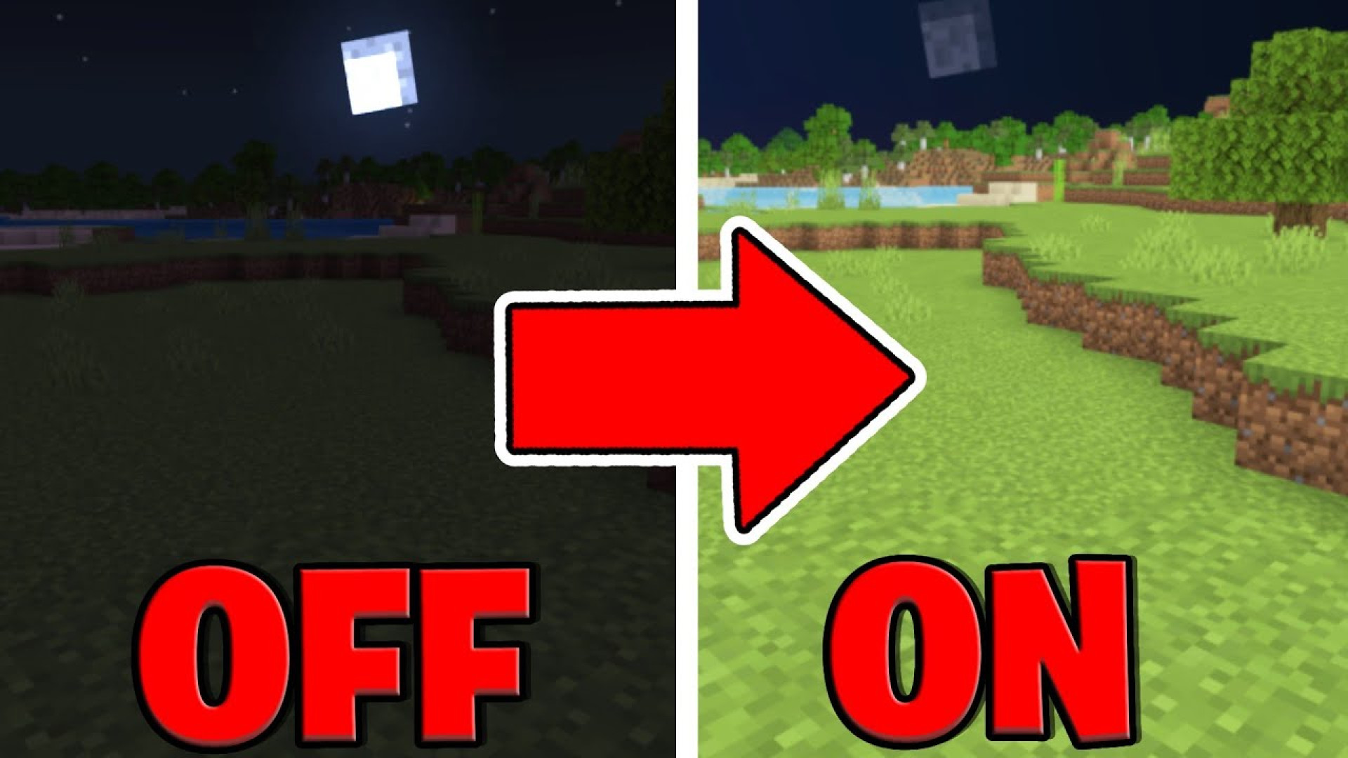 نحوه دانلود و نصب FullBright برای Minecraft Bedrock FullBright Minecraft