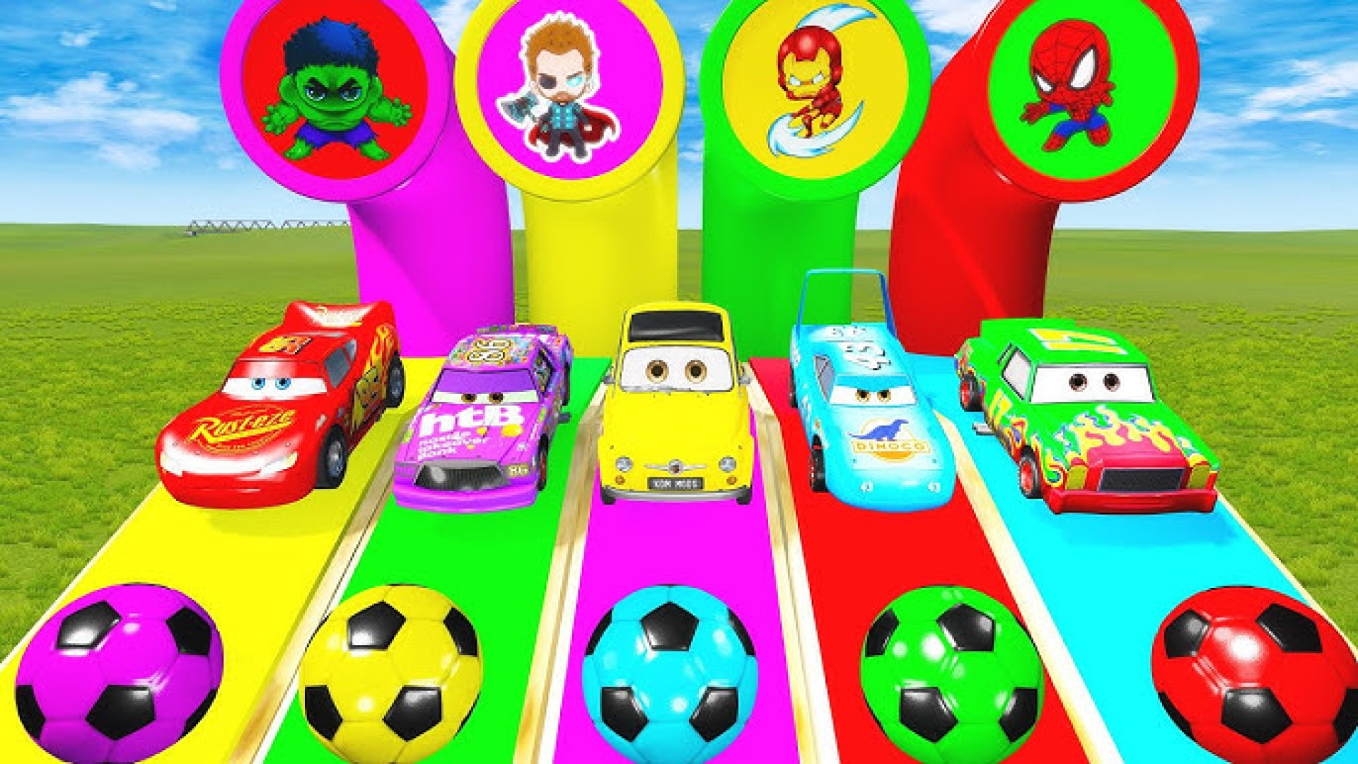 کامیون رنگی  ماشین بازی جدید...