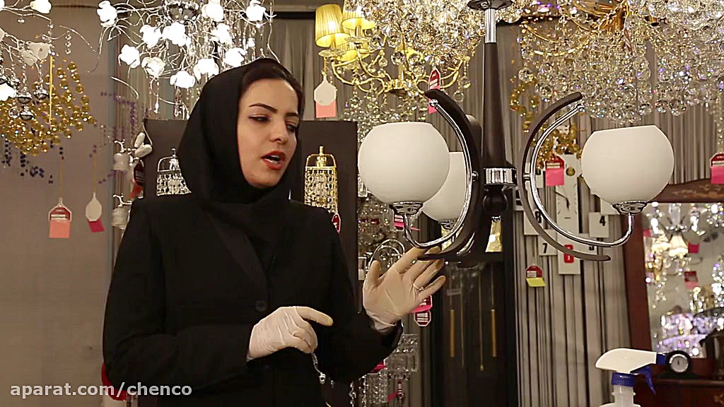 آموزش تمیز کردن لوستر های چوب...