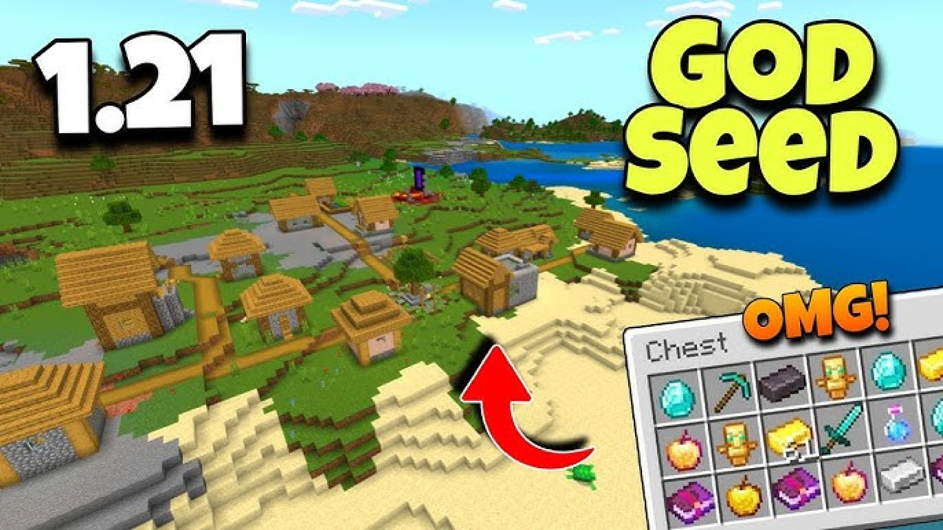گاد سید ماینکرافت Seed Minecraft 1.21