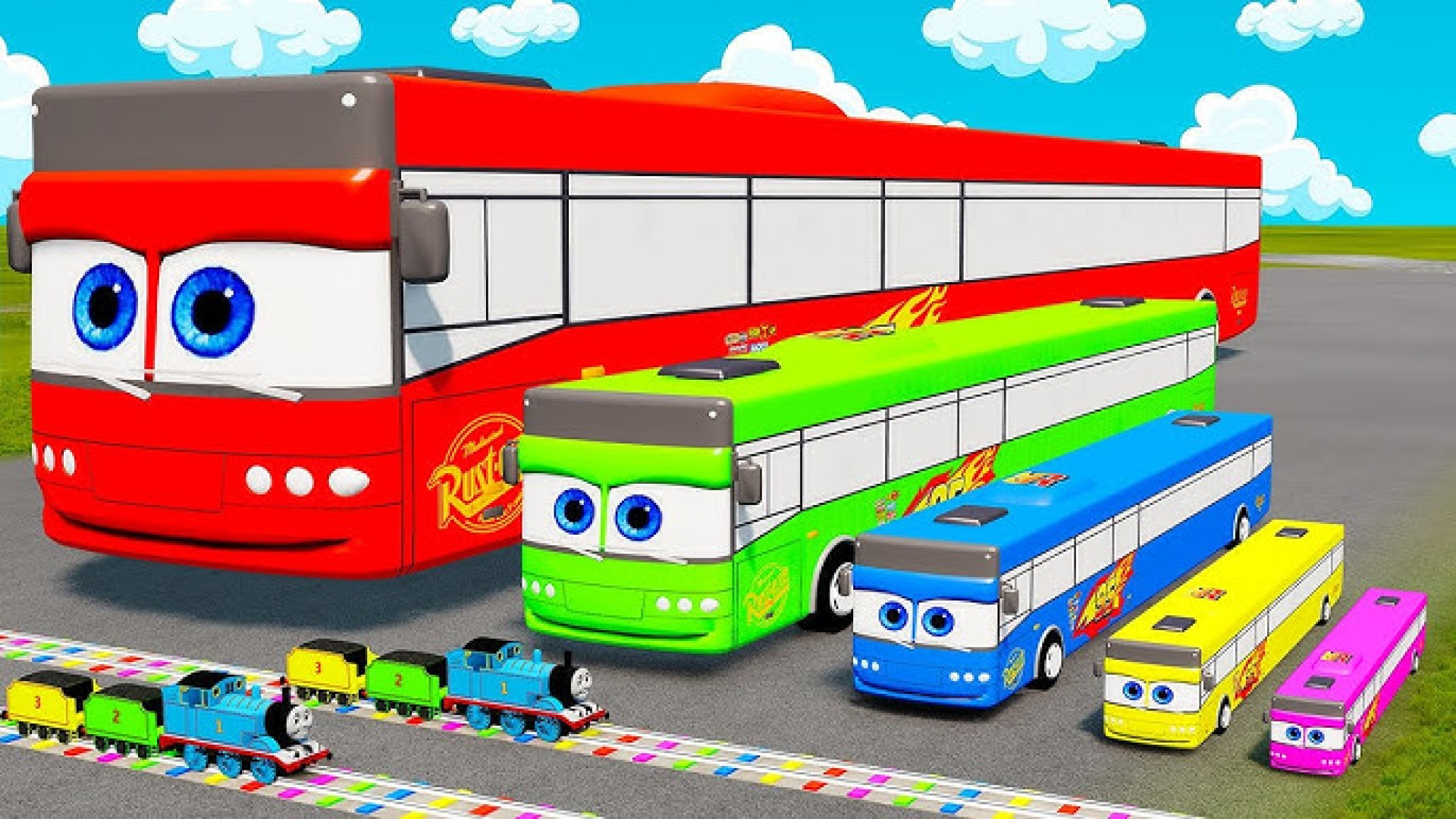 کامیون ساخت‌ و ساز ؛ آموزش رنگ...