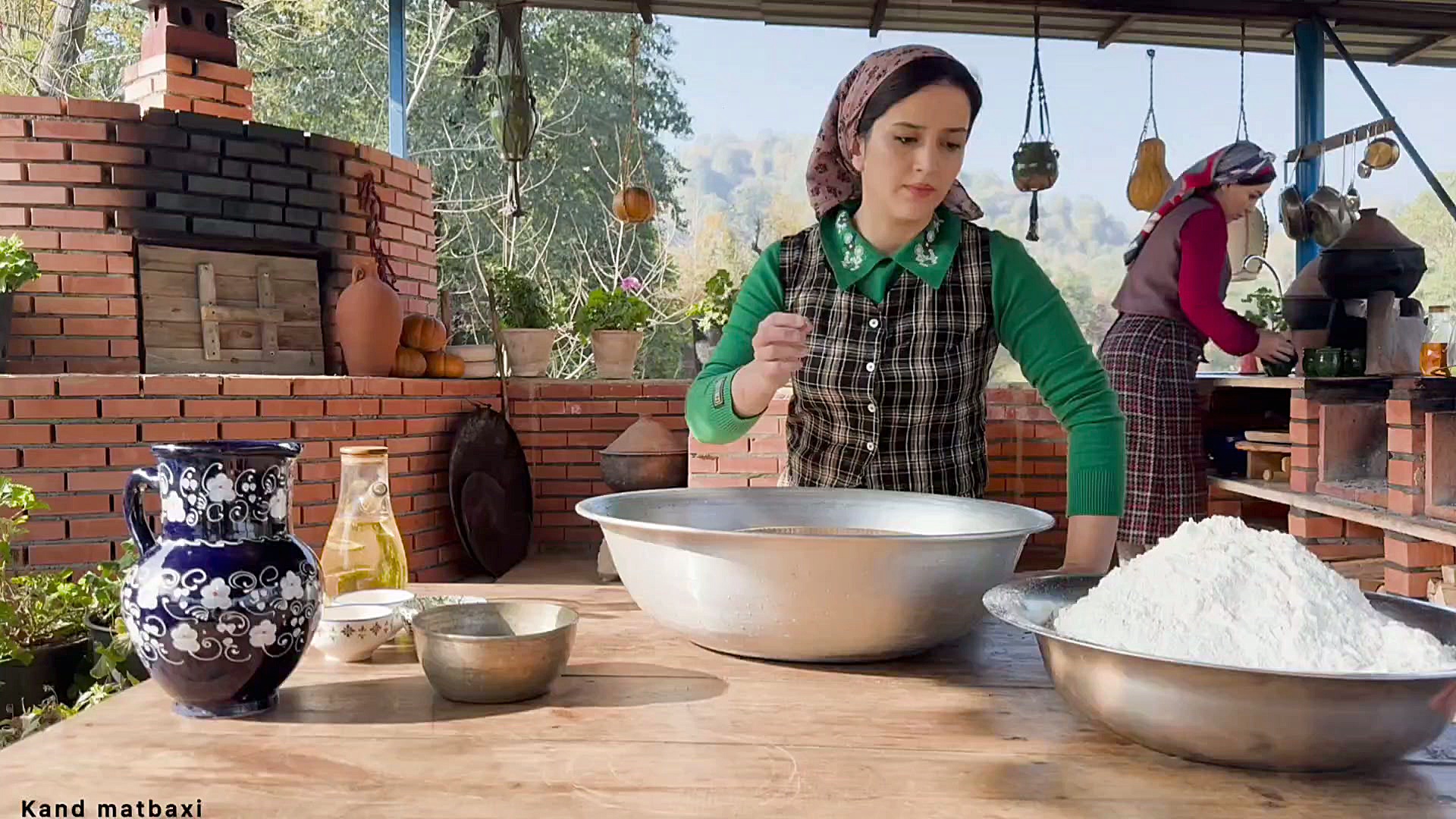 پخت جگر با ساج و نون تنوری