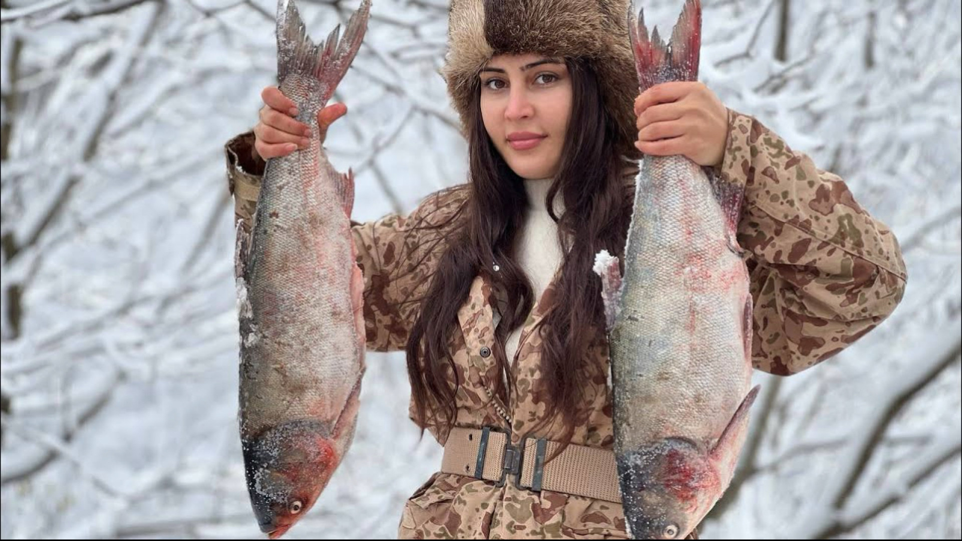 اولین برف روستایی ما :پخت کوکو...