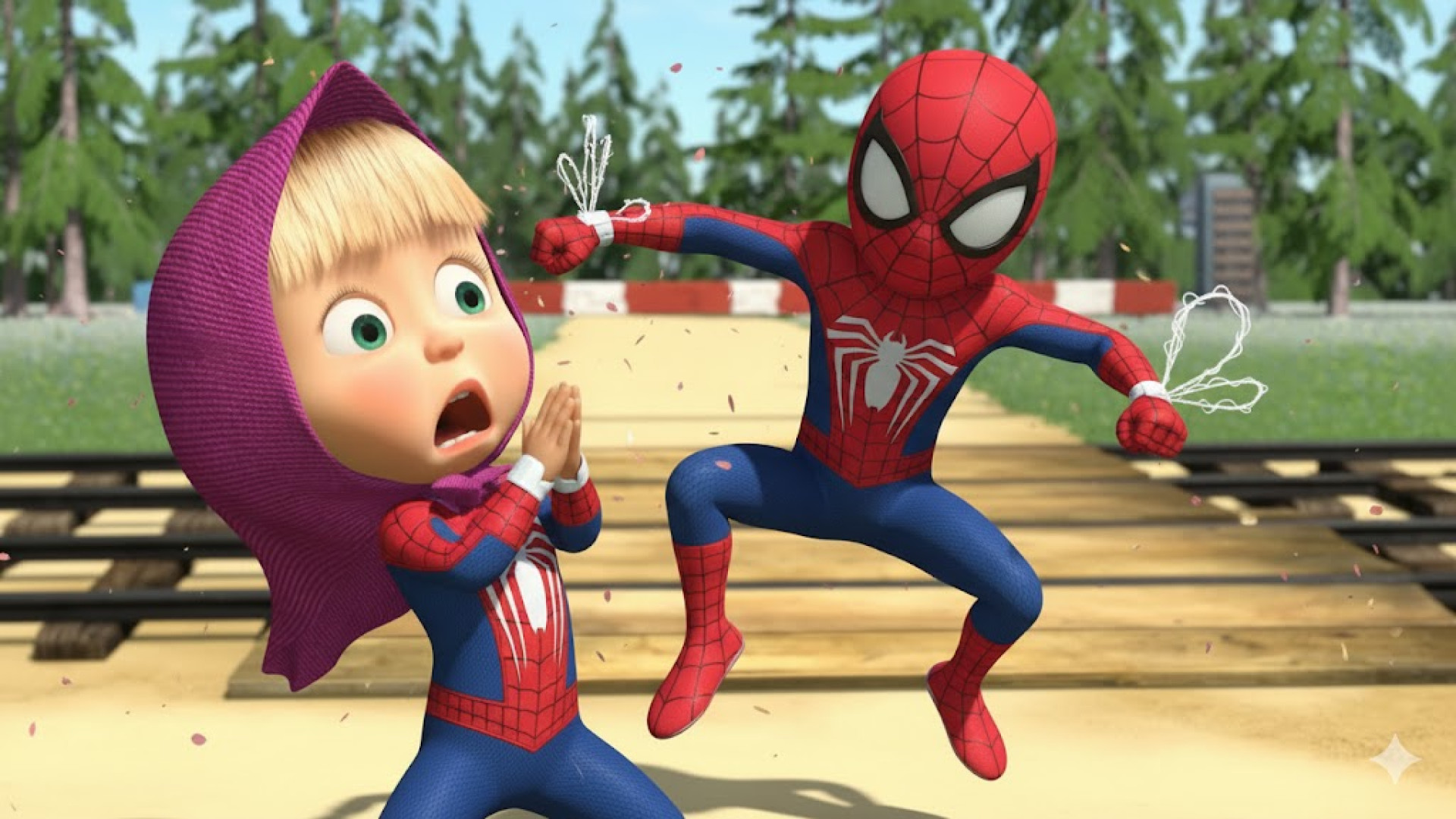 ماشا و آقا خرسه طولانی  کارتون...