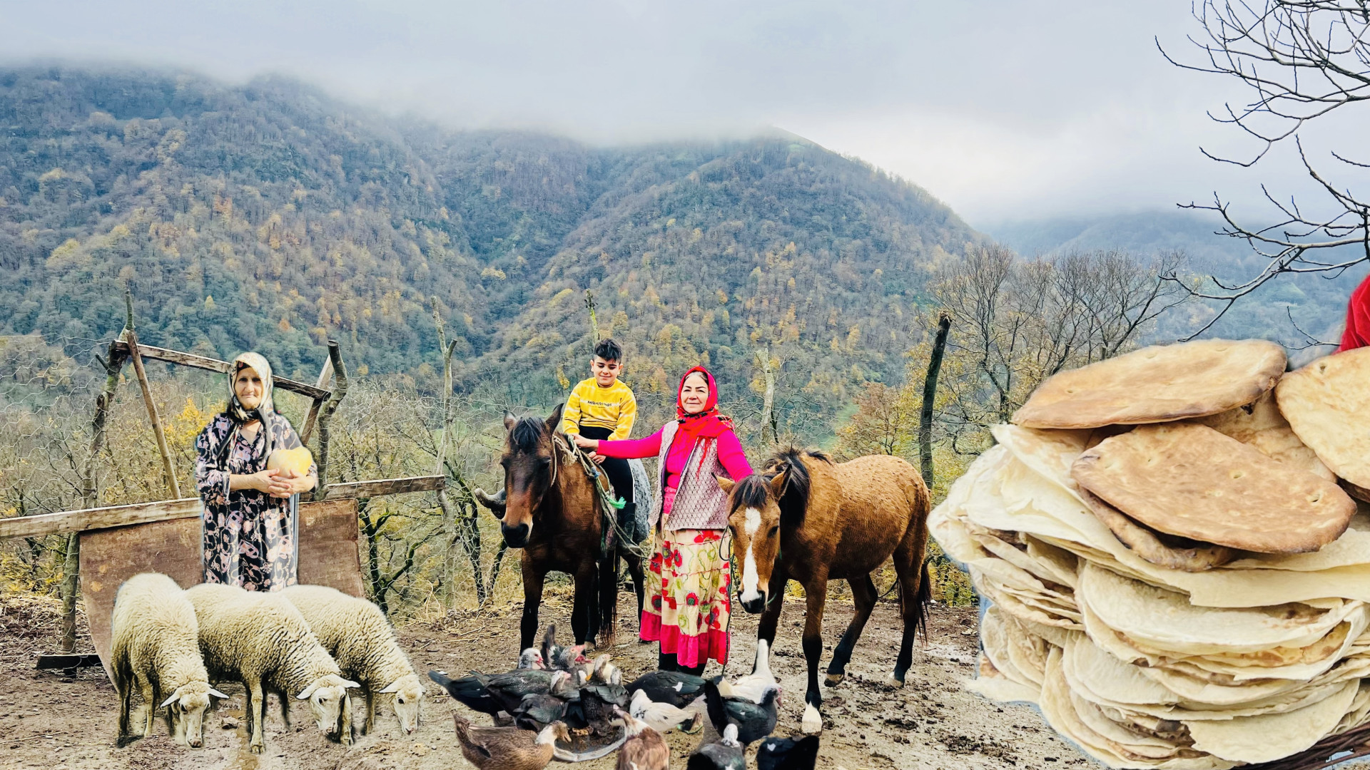 پخت حلوا و نان حلوایی