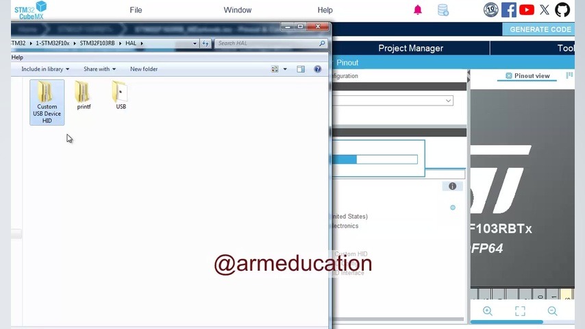 اجرای عملی Custom USB Device HID