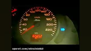 سرعت 240 km h با پژو پارس ELX