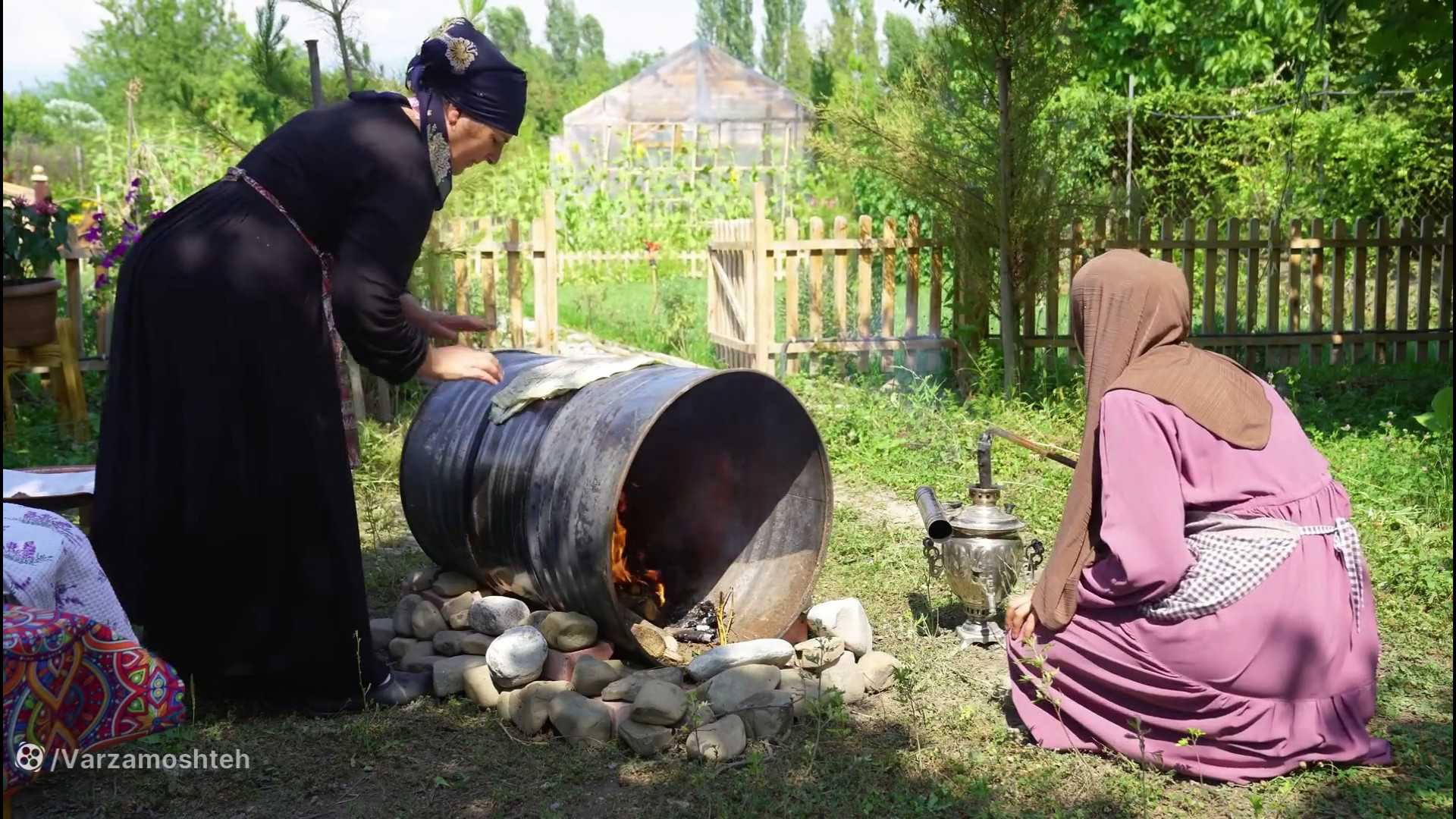 پخت قوتاب روی بشکه به روشی متف...