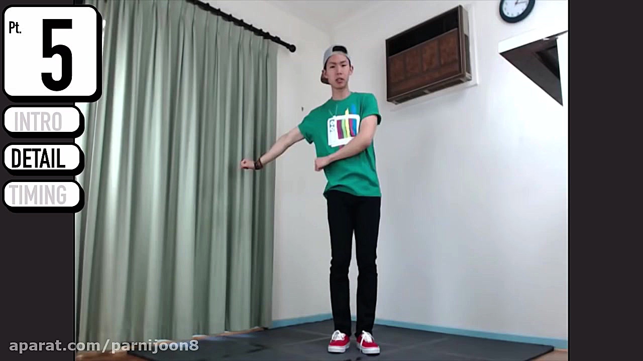 اموزش رقصgrowl exo قدم به قدم...