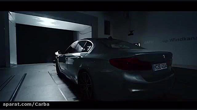 تست آیرودینامیك ب ام و سرى ٥ ج...