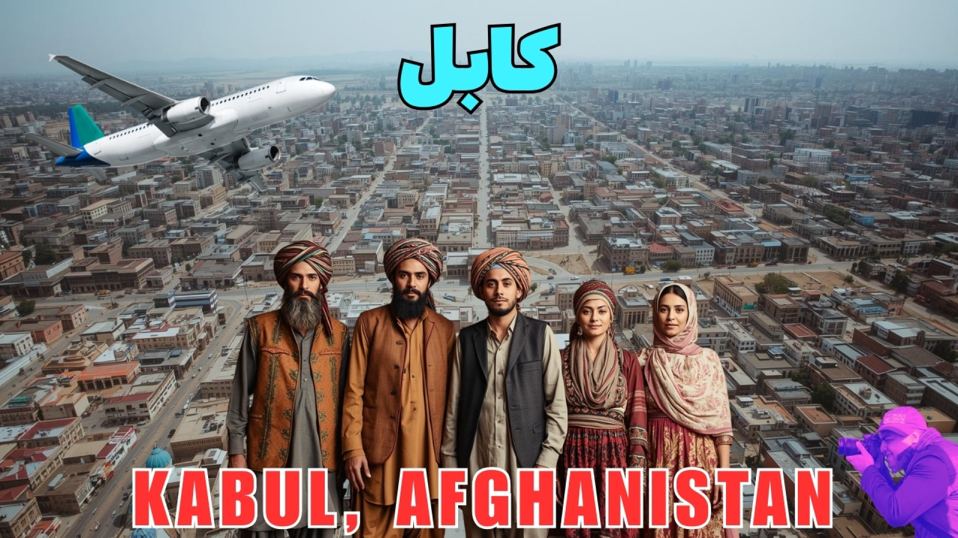 فرودگاه و شهر کابل  افغانستان