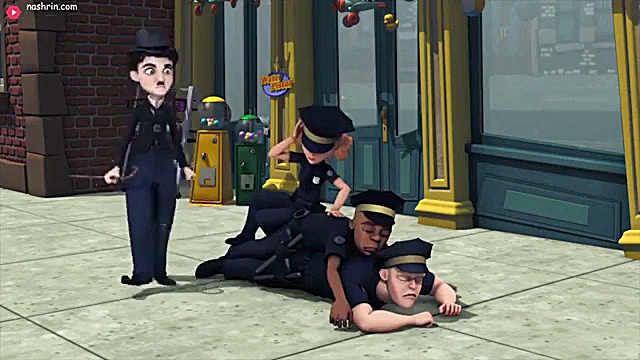 کارتون چارلی چاپلین ( دزد فرار...