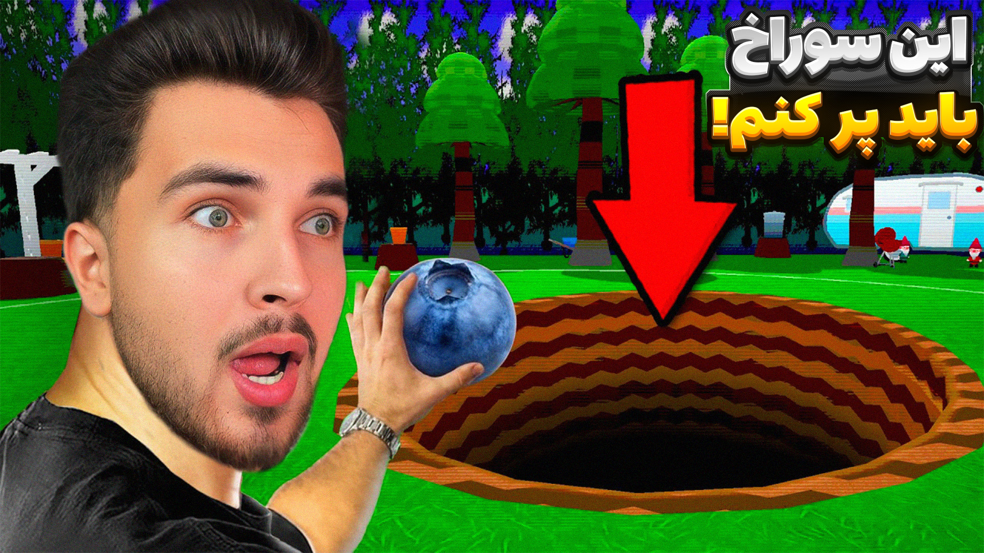 تو این بازی فقط باید این سوراخ...