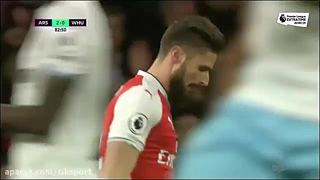 آرسنال 3  وستهام 0