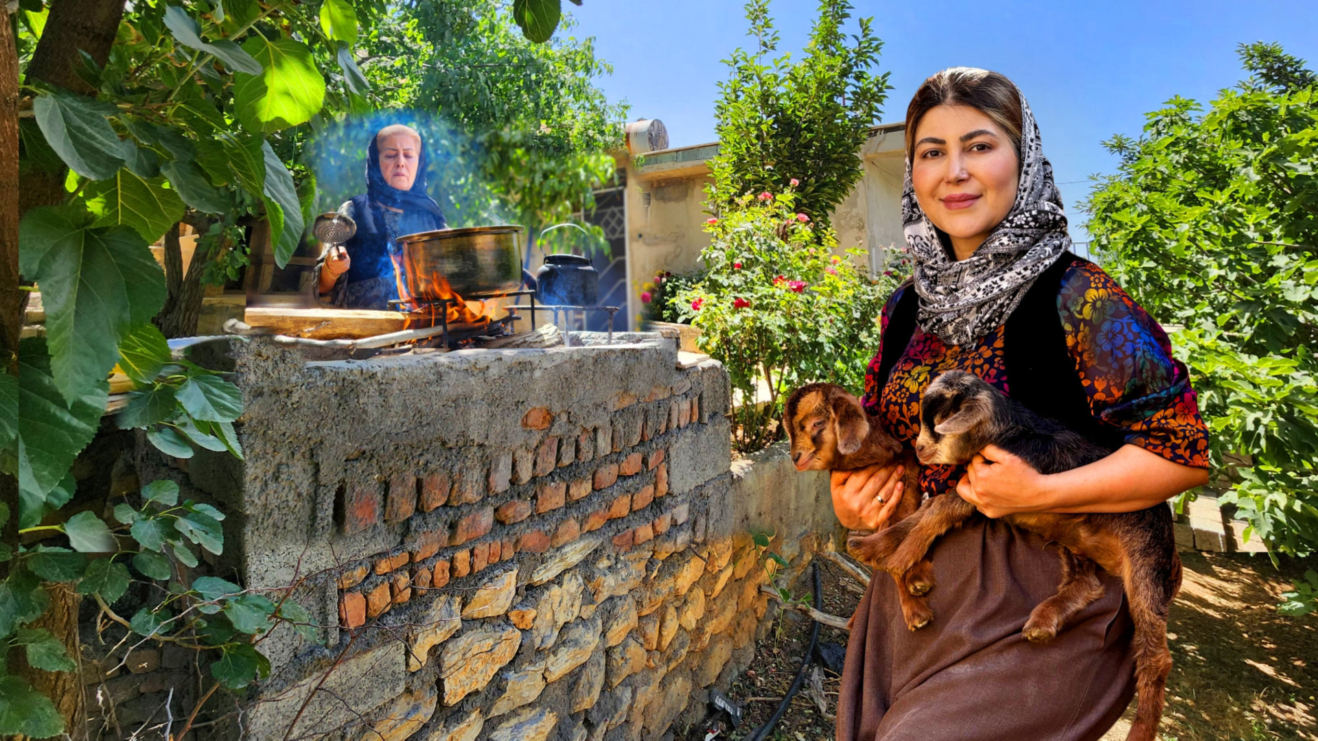 پخت خورشت خلال کرمانشاهی در رو...