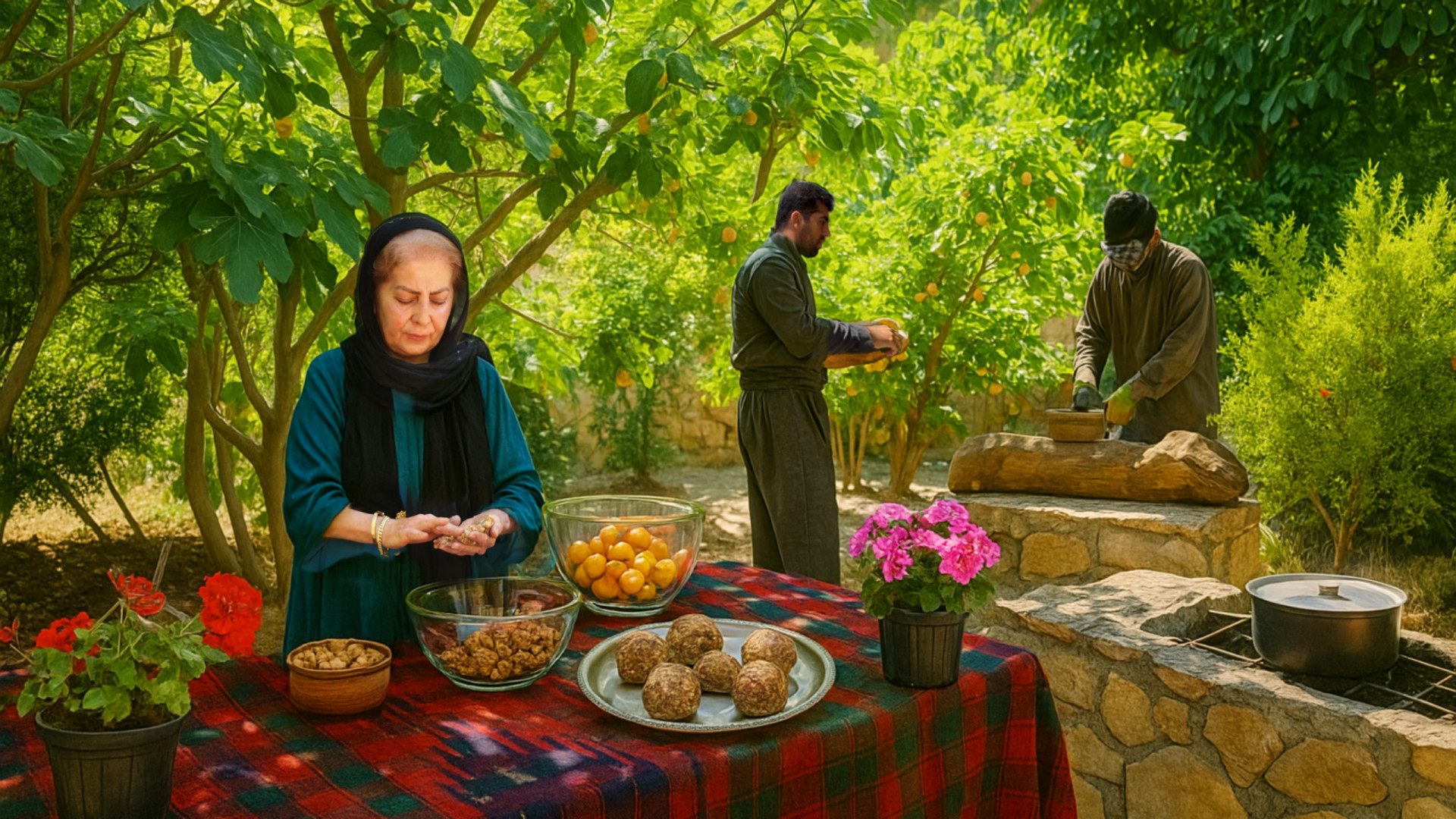 پخت گوفته با گوشت چرخ کرده و ز...