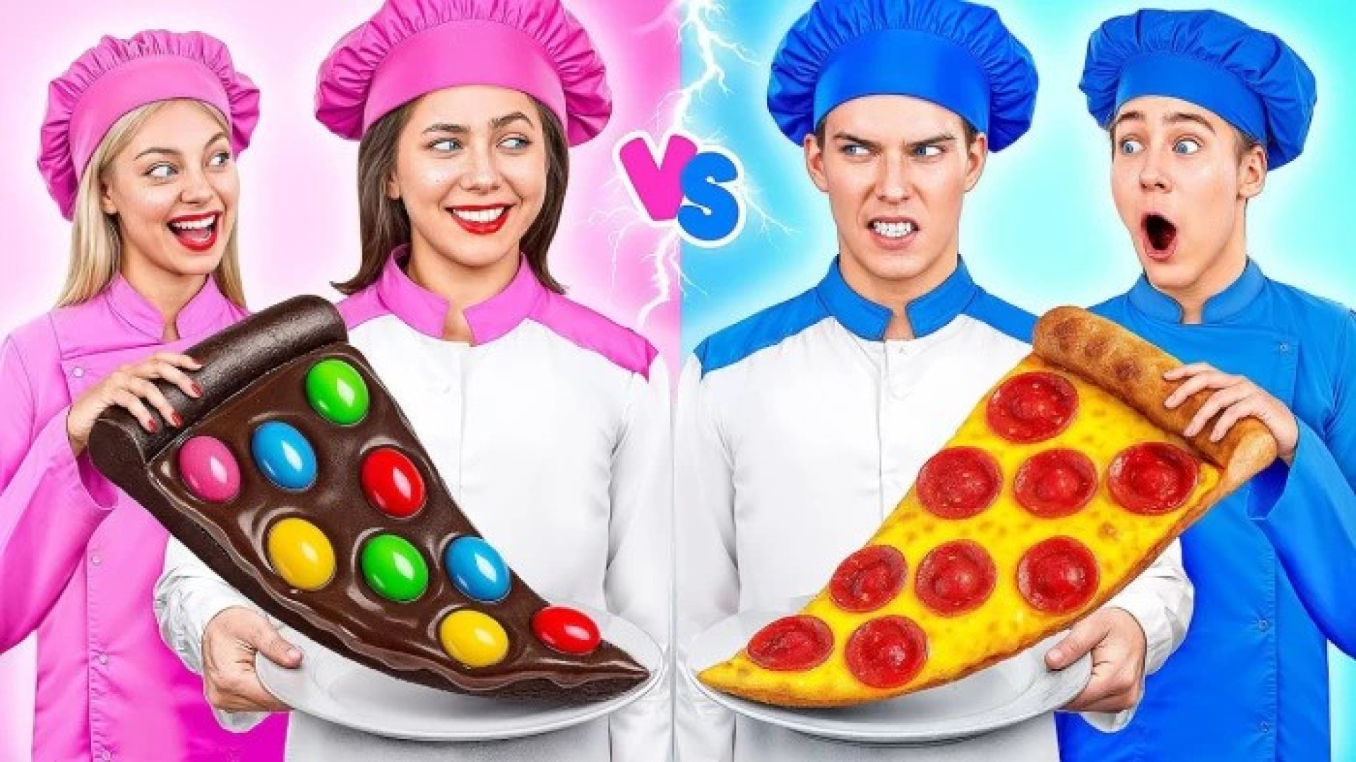 چالش غذایی پیتزا بامزه  چالش غ...