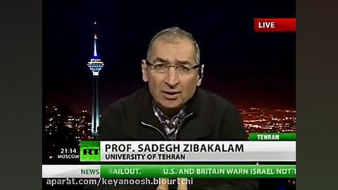 UFO at news report inTehran Ir...