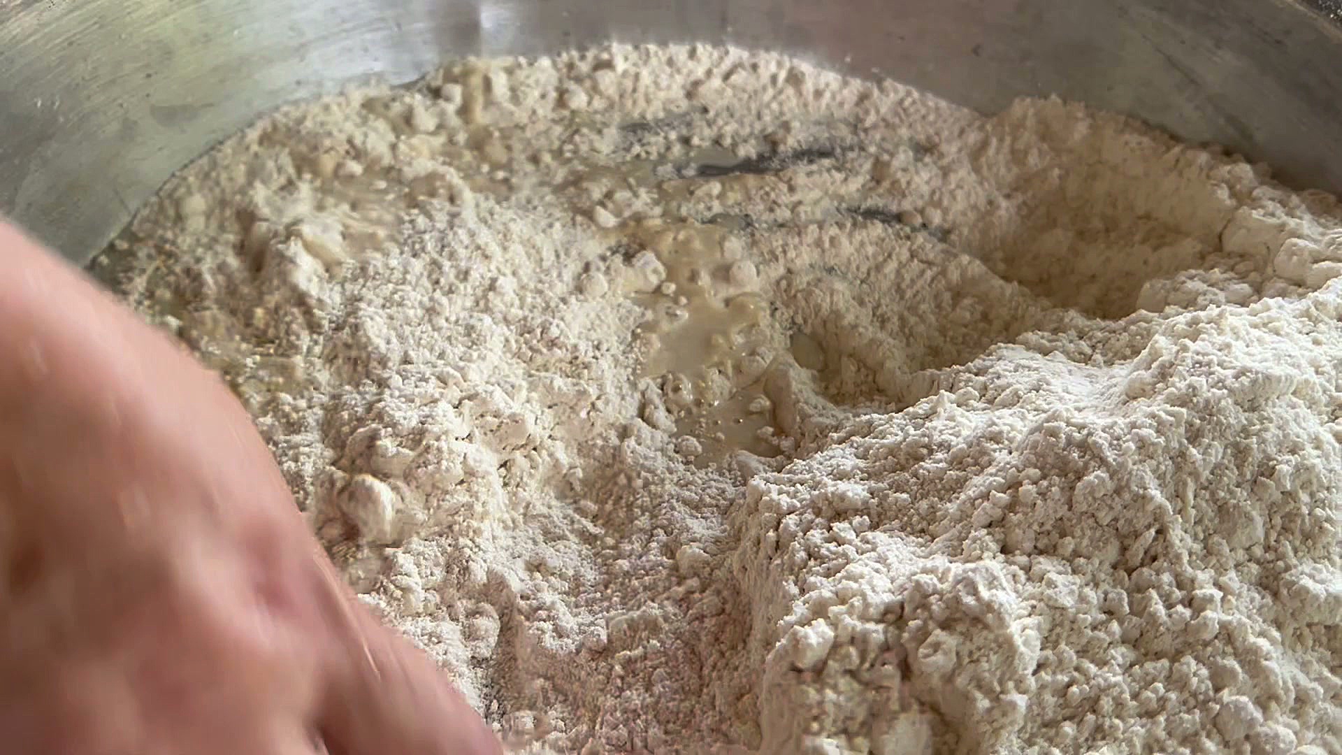 آموزش نان لواش کوکو سیب زمینی