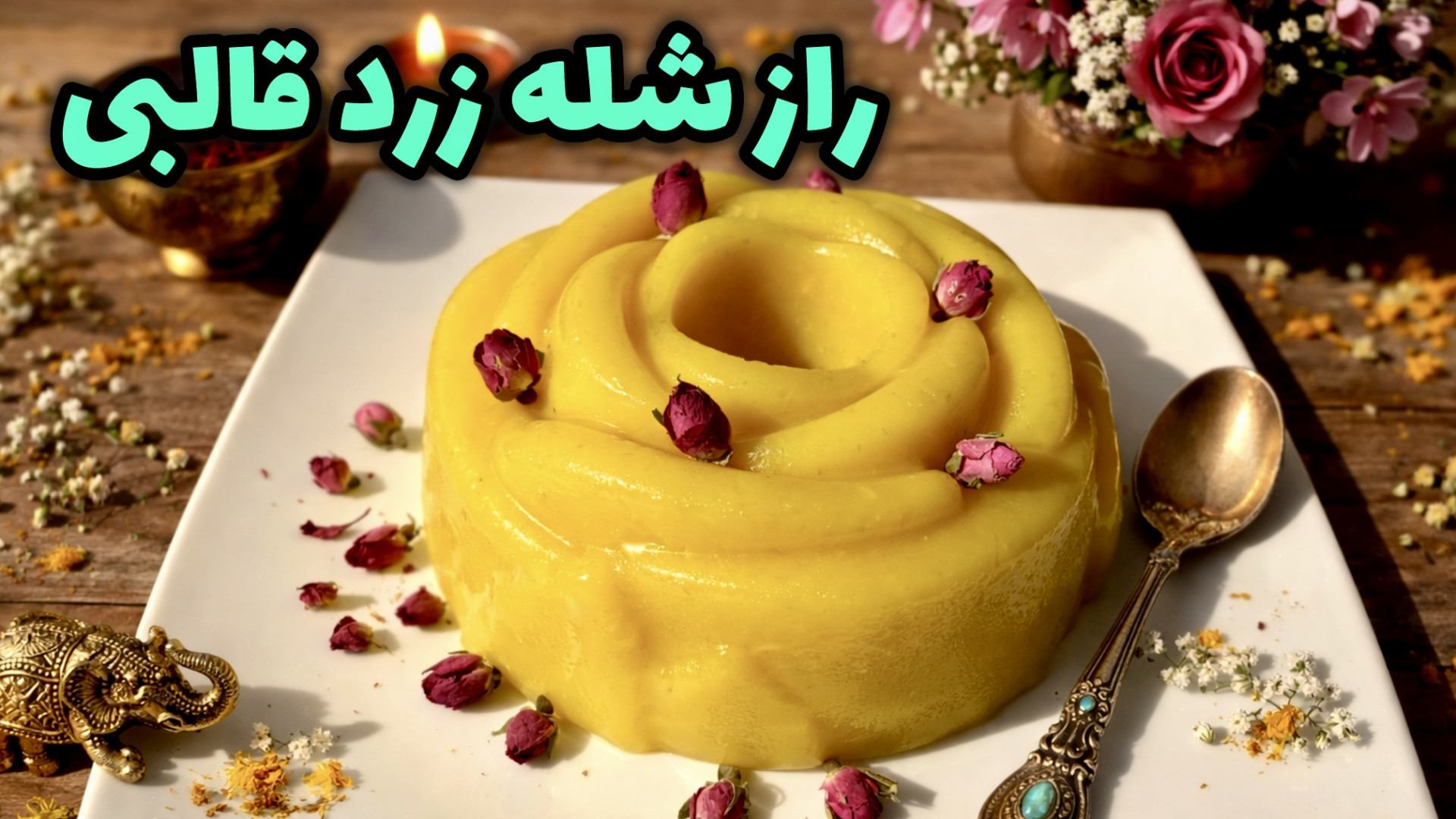 طرز تهیه شله‌زرد قالبی بدون وا...