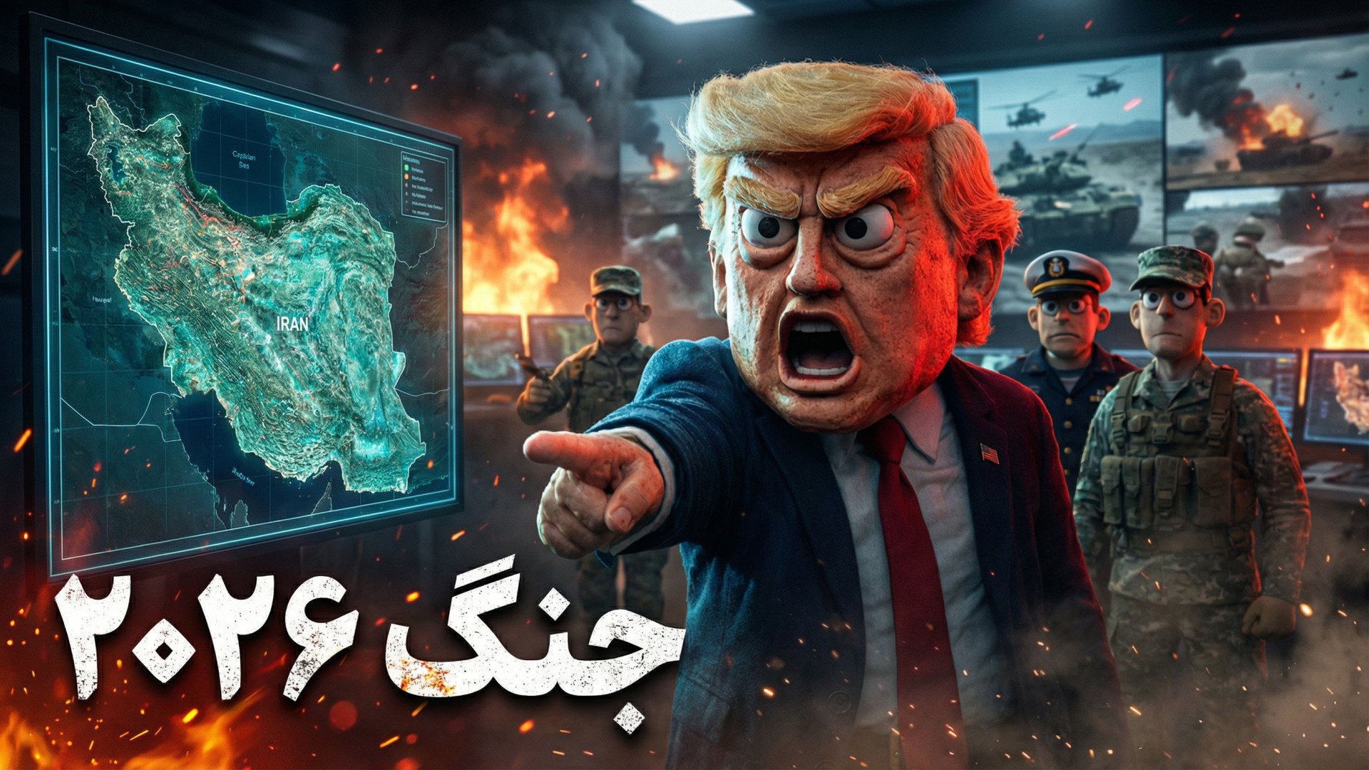 حمله آمریکا به ایران | سناریوی...