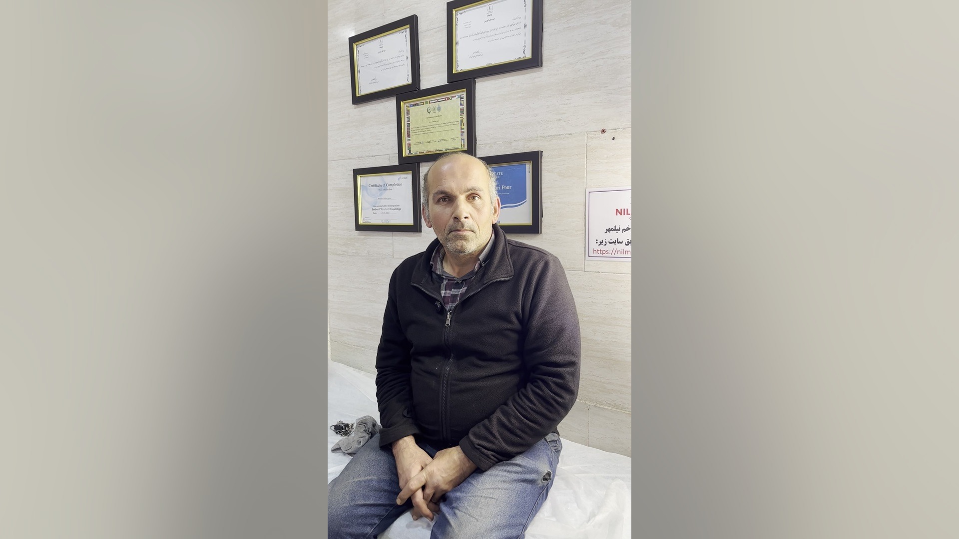 رضایت بیمار شماره ۸ — کلینیک زخم نیلمهر شعبه اندیشه