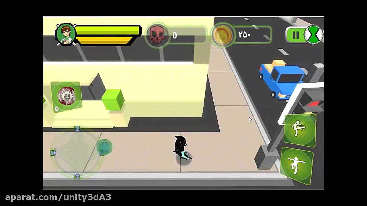 گیم پلی بازی بن تن مبارز